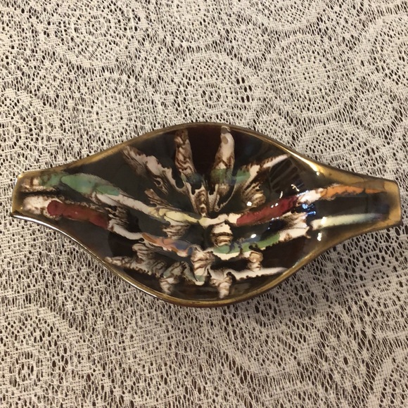 Vintage West Germany Candy Bowl Trinket Bowl Dish Marked 665/26 - Picture 4 of 10